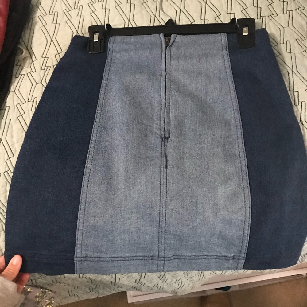 Free People two-tone skirt